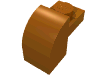 Набор LEGO Brick Curved 1 x 2 x 1 1/3 with Curved Top, Темно-оранжевый