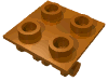 Набор LEGO Hinge Brick 2 x 2 Top Plate Thin, Темно-оранжевый
