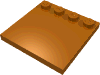 Набор LEGO Tile Special 4 x 4 with Studs on Edge, Темно-оранжевый