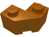 Набор LEGO Facet 2 x 2, Темно-оранжевый