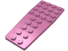 Набор LEGO Wedge Plate 4 x 9, Темно-розовый