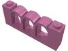 Набор LEGO Fence 1 x 6 x 2, Темно-розовый
