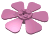 Набор LEGO Propeller 6 Blade Fan 8 x 8, Темно-розовый