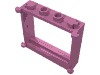 Набор LEGO Window 1 x 4 x 3, Темно-розовый