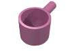Набор LEGO Minifig Saucepan, Темно-розовый
