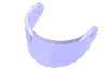 Набор LEGO Minifig Visor For Standard Helmet, Trans-Purple