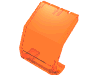 Набор LEGO Windscreen 4 x 4 x 4 1/3 Helicopter, Trans-Neon Orange