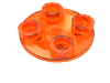 Набор LEGO Plate Round 2 x 2 with Rounded Bottom [Boat Stud], Trans-Neon Orange