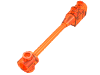 Набор LEGO Bar 1 x 8 with Brick 1 x 2 Curved Top End (Original, No Axle Holder), Trans-Neon Orange