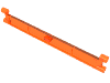 Набор LEGO Garage Roller Door Section without Handle, Trans-Neon Orange