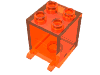 Набор LEGO Box 2 x 2 x 2 [Hollow Studs], Trans-Neon Orange