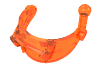 Набор LEGO Minifig Helmet Visor Ice Planet, Trans-Neon Orange