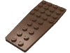Набор LEGO Wedge Plate 4 x 9, Коричневый