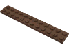 Набор LEGO Plate 2 x 12, Коричневый