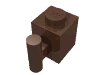 Набор LEGO Brick Special 1 x 1 with Handle, Коричневый