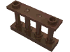Набор LEGO Fence Spindled 1 x 4 x 2 [2 Top Studs], Коричневый