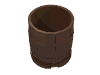 Набор LEGO Barrel 4 x 4 x 3.5, Коричневый