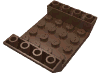 Набор LEGO Slope Inverted 45В° 6 x 4 Double with 4 x 4 Cutout, Коричневый