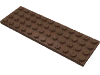 Набор LEGO Plate 4 x 12, Коричневый