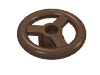 Набор LEGO Vehicle Steering Wheel Small, 2 x 2, Коричневый