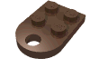 Набор LEGO Plate Special 3 x 2 with Hole, Коричневый