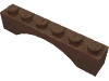Набор LEGO Brick Arch 1 x 6, Коричневый