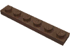 Набор LEGO Plate 1 x 6, Коричневый