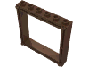 Набор LEGO Window 1 x 6 x 5, Коричневый
