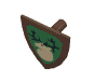 Набор LEGO Minifig Shield - Triangular with Forestmen Deer Head Print, Коричневый