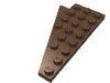 Набор LEGO Wedge Plate 8 x 4 Wing Right, Коричневый