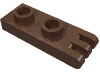 Набор LEGO Hinge Plate 1 x 2 with 3 Fingers and Hollow Studs, Коричневый
