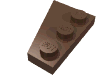 Набор LEGO Wedge Plate 3 x 2 Right, Коричневый