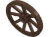 Набор LEGO Wheel Wagon Large (33mm D.), hole type undetermined, Коричневый