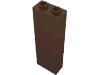 Набор LEGO Brick 1 x 2 x 5 without Side Supports, Коричневый