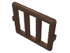 Набор LEGO Bar 1 x 4 x 3 Window [Side Tabs], Коричневый