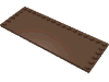 Набор LEGO Tile Special 6 x 16 with Studs on Edges, Коричневый
