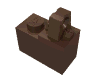 Набор LEGO Hinge Brick 1 x 2 Locking with Single Finger On Top, Коричневый