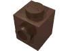 Набор LEGO Brick Special 1 x 1 with Stud on 1 Side, Коричневый