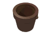 Набор LEGO Bucket 1 x 1 x 1, Коричневый