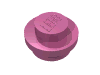 Набор LEGO Plate Round 1 x 1 with Solid Stud, Светло-фиолетовый