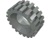 Набор LEGO Tyre 30 x 10.5 Offset Tread, Светло-серый