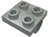Набор LEGO Plate Special 2 x 2 with Pin Hole, Светло-серый