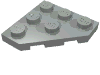 Набор LEGO Wedge Plate 3 x 3 Cut Corner, Светло-серый