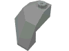 Набор LEGO Brick Special Facet 3 x 3 x 2 Top, Светло-серый