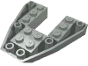 Набор LEGO Boat Bow Brick 6 x 6 x 1, Светло-серый