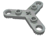 Набор LEGO Technic, Plate Rotor 3 Blade with Toothed Ends and 3 Studs (Propeller), Светло-серый
