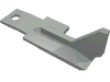 Набор LEGO Monorail Track Point Left, Светло-серый