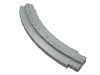 Набор LEGO Monorail Track Curve Short Left, Светло-серый