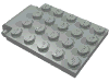 Набор LEGO Plate Special 4 x 5 with Trap Door Hinge, Светло-серый