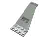 Набор LEGO Wing Plate Bi-level 8 x 4 and 2 x 3 1/3 Up, Светло-серый